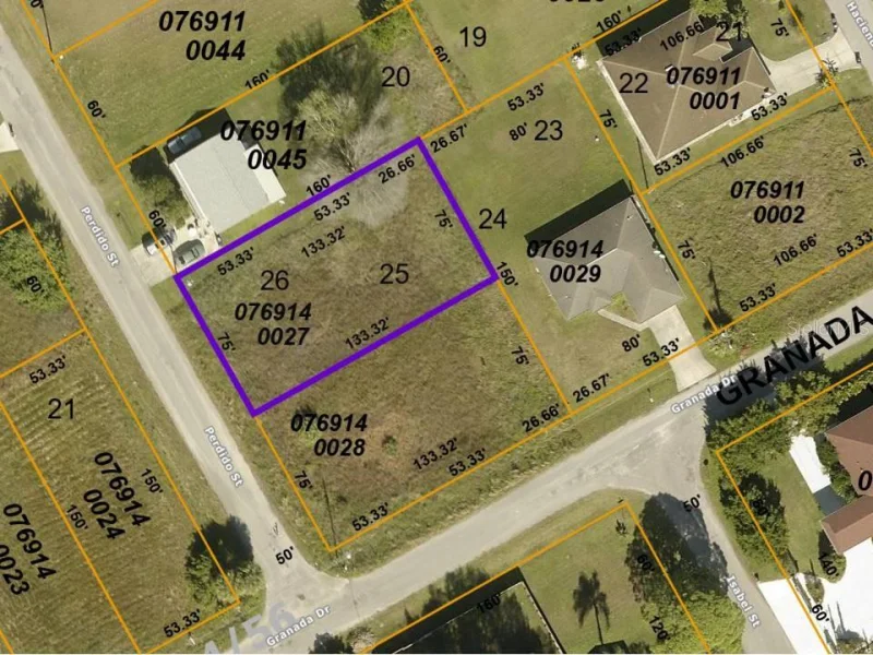 LOTS 25 AND 1/2 0F L GRANADA DR LOTS 25 & 26 AND 1/2 0F LOT 24 PARCEL1 DR, NORTH PORT, FL