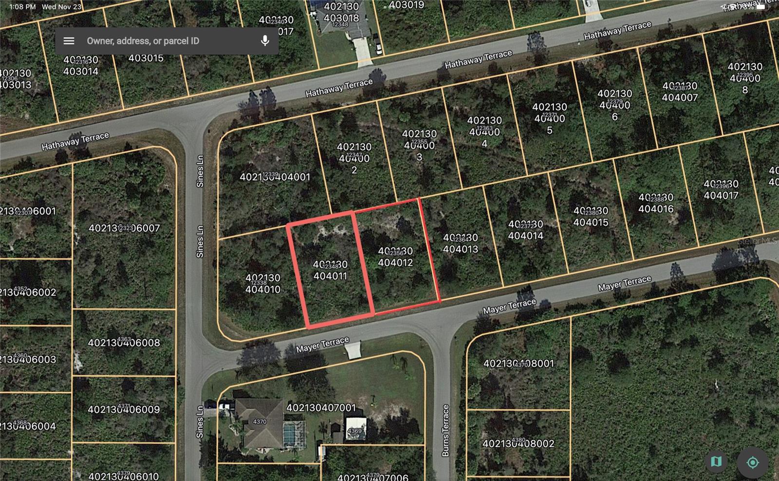 12356 and 12348 MAYER TER, PORT CHARLOTTE, FL