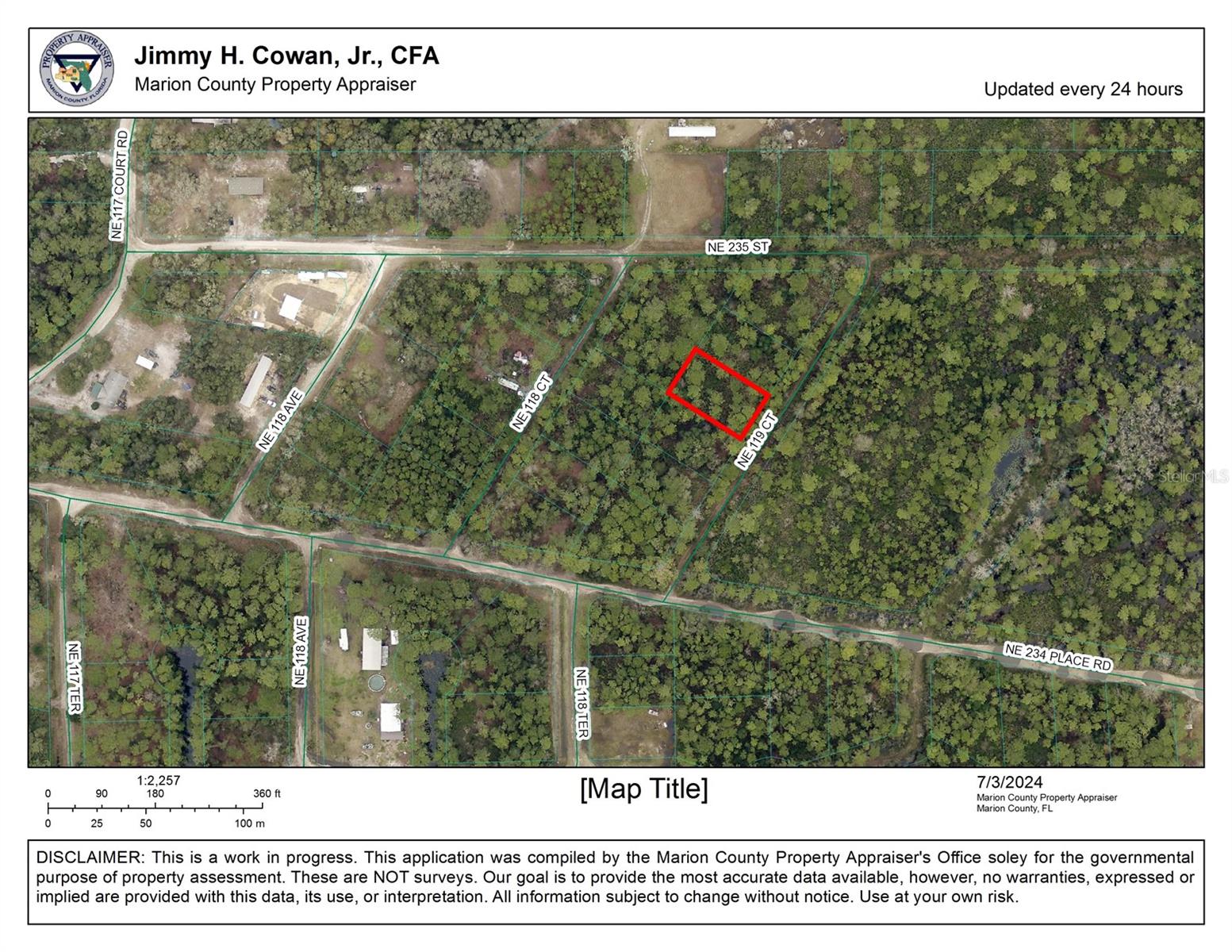 0 NE 119TH CT, FORT MC COY, FL — photo 2