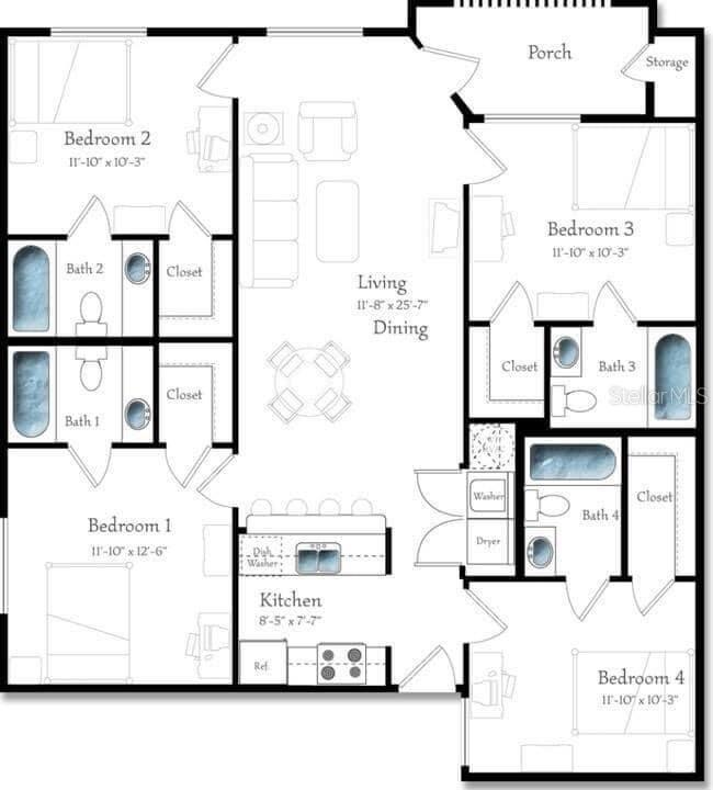 4000 SW 23RD ST #4-103, #4, GAINESVILLE, FL — photo 16