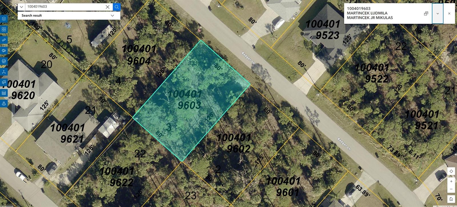BADGER LN, NORTH PORT, FL