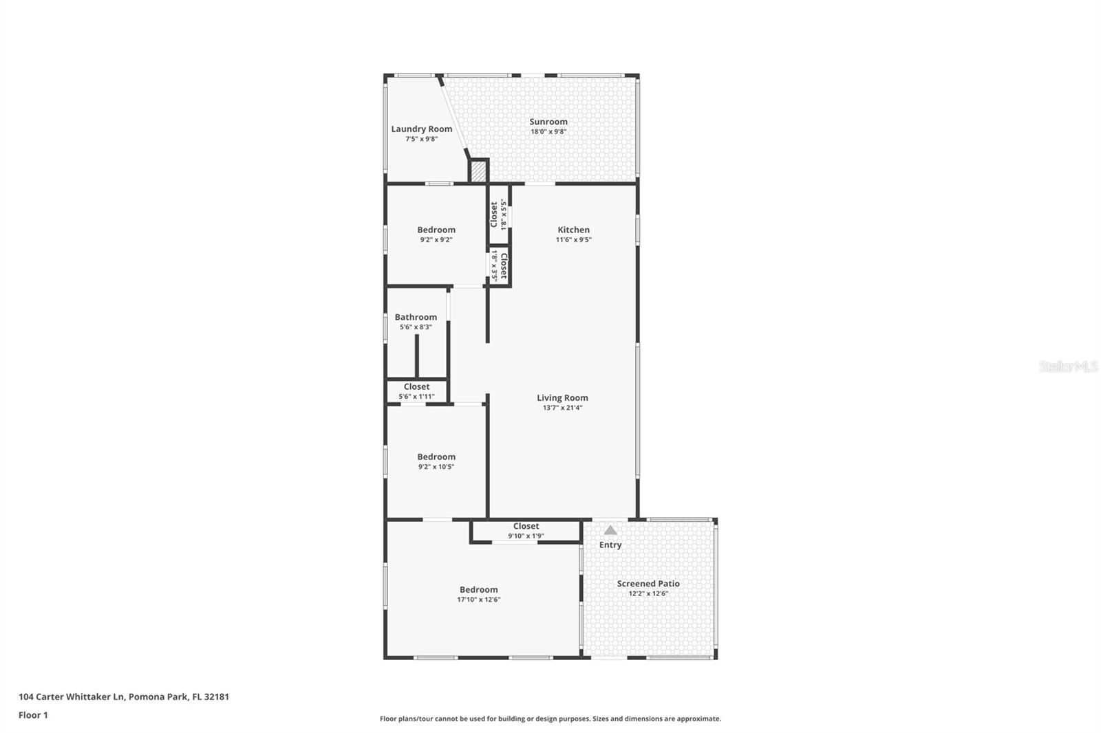 104 CARTER WHITTAKER LN, POMONA PARK, FL — photo 42