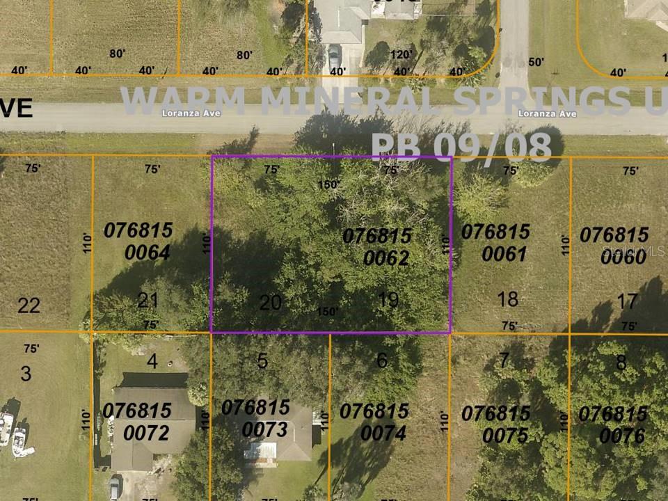 LOTS 19 & 20 LORANZA AVE, NORTH PORT, FL