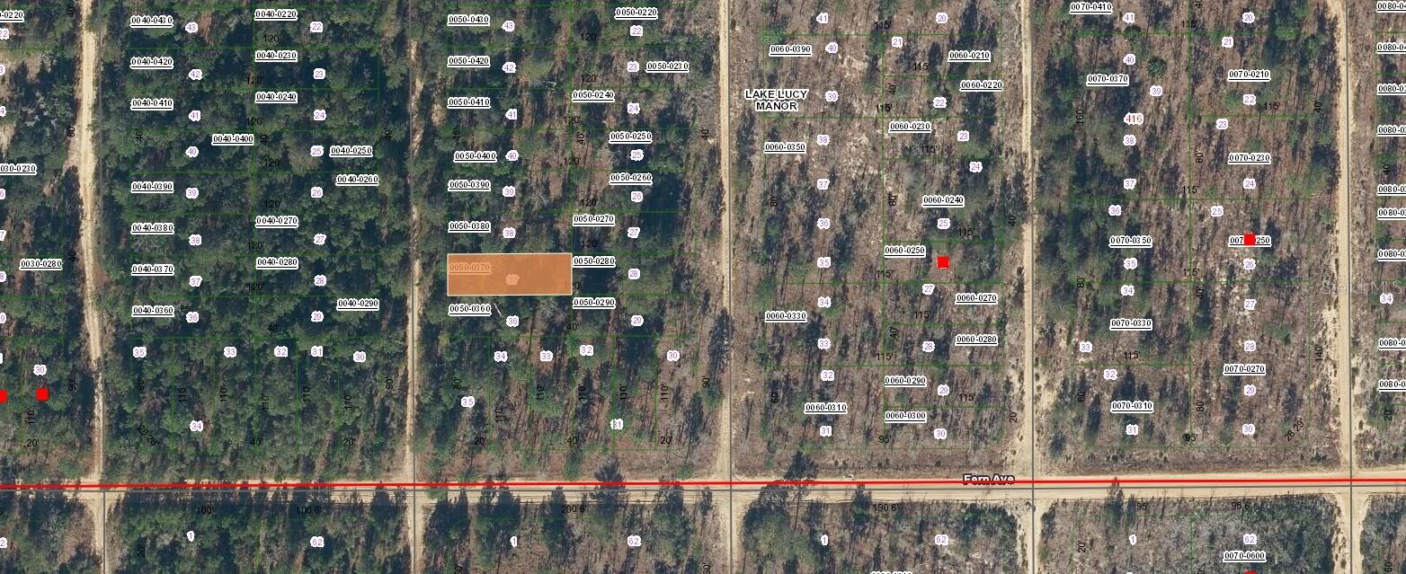 Lot 37 PAXON, INTERLACHEN, FL