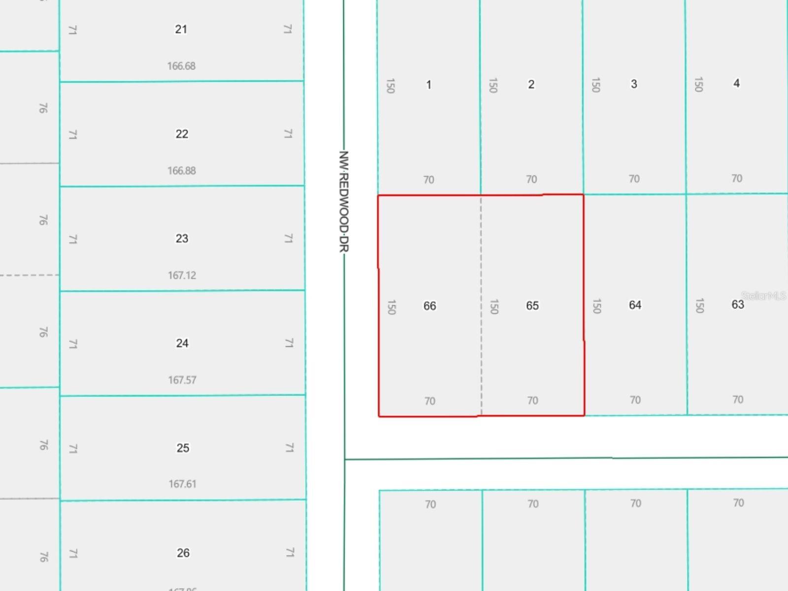 LOTS 65 & 66 NW BANYAN LN, DUNNELLON, FL
