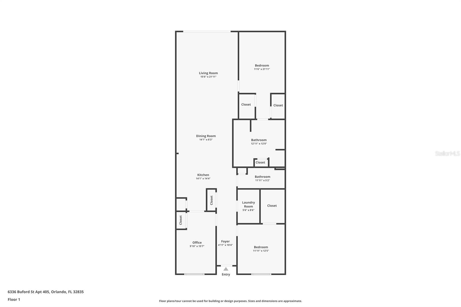 6336 BUFORD ST #405, ORLANDO, FL — photo 43