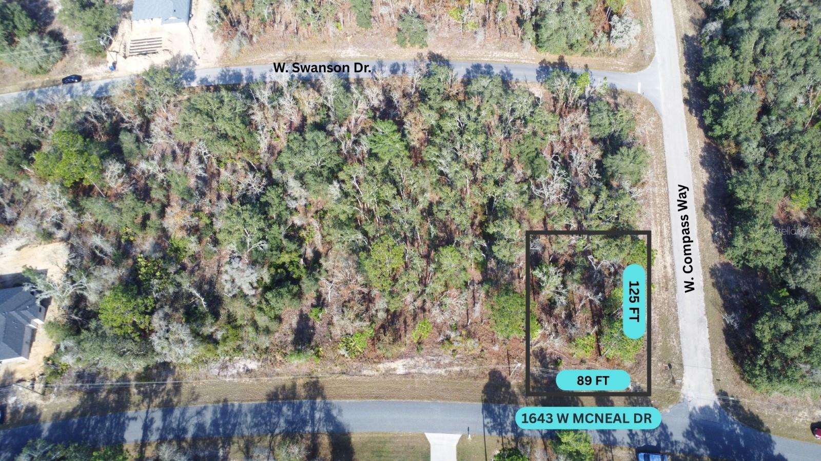1643 W MCNEAL DR, CITRUS SPRINGS, FL