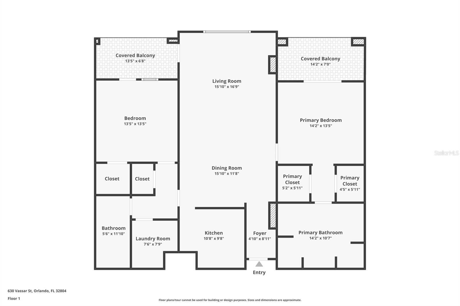630 VASSAR ST #2505, ORLANDO, FL — photo 24