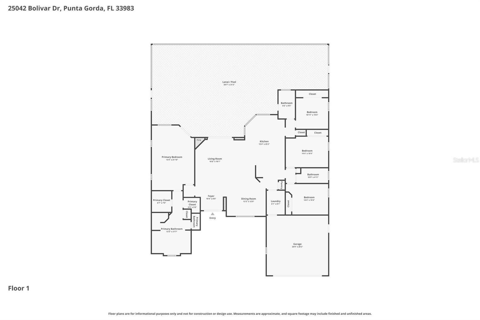 25042 BOLIVAR DR, PUNTA GORDA, FL — photo 12