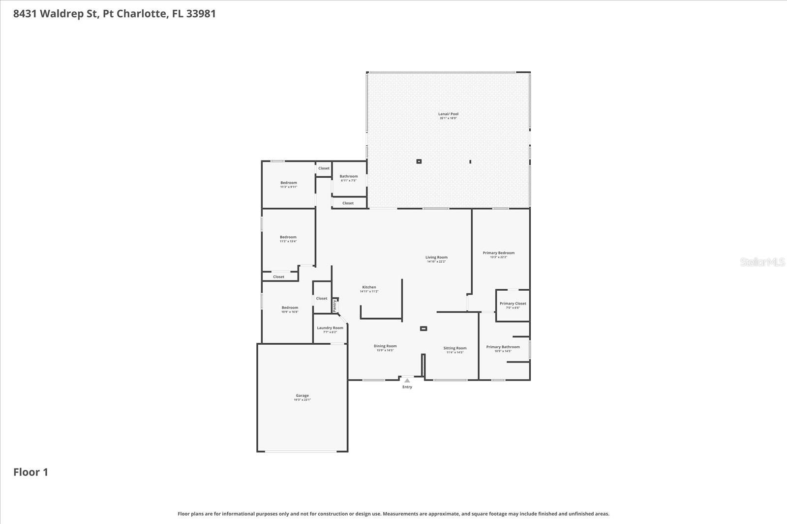 8431 WALDREP ST, PORT CHARLOTTE, FL — photo 37