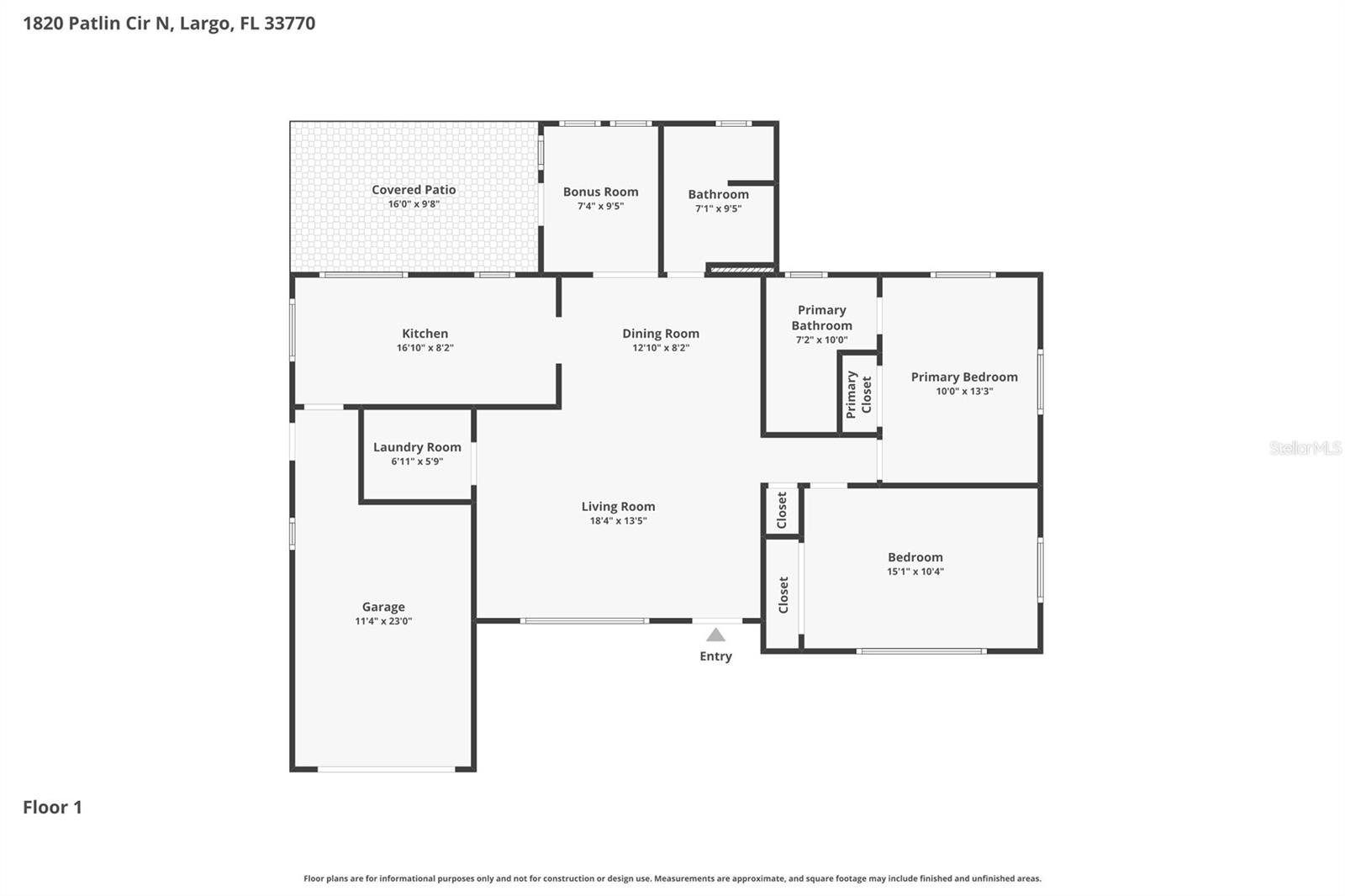 1820 PATLIN CIR N, LARGO, FL — photo 51