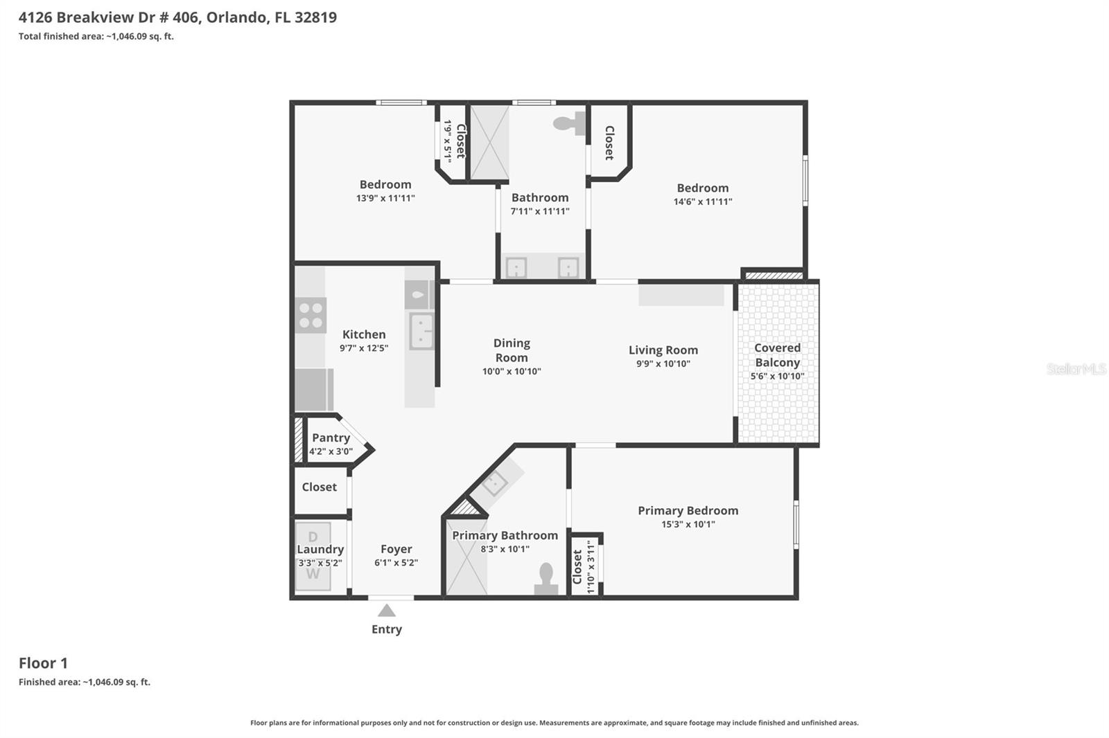 4126 BREAKVIEW DR #40601, ORLANDO, FL — photo 34