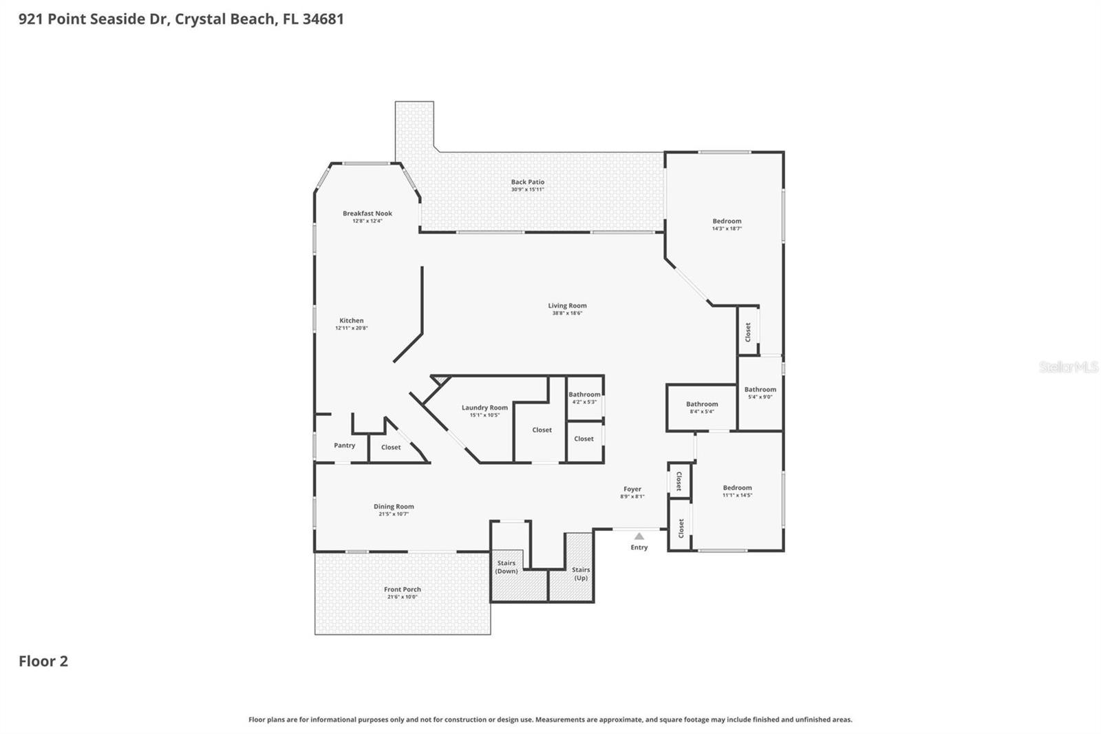 921 POINT SEASIDE DR, CRYSTAL BEACH, FL — photo 46