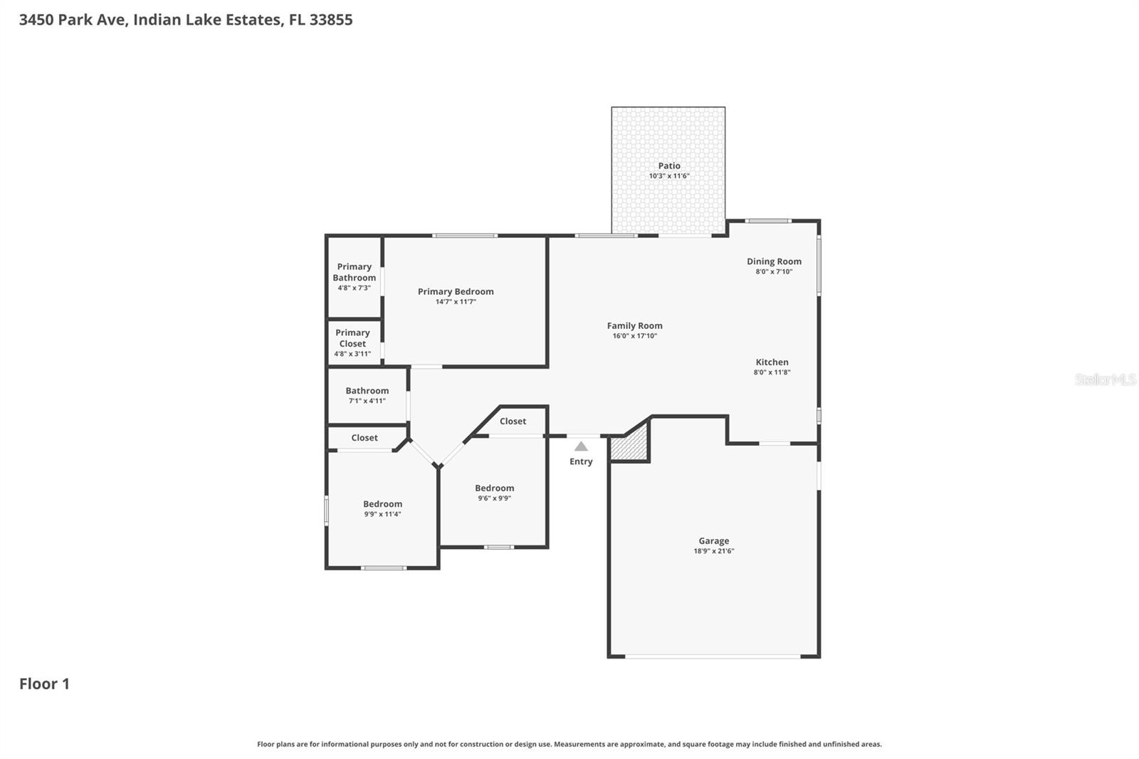 3450 PARK AVE, INDIAN LAKE ESTATES, FL — photo 49