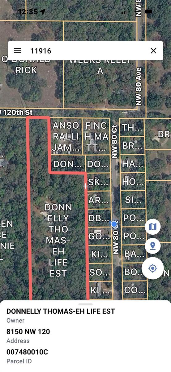 11916 NW 80TH CT, CHIEFLAND, FL