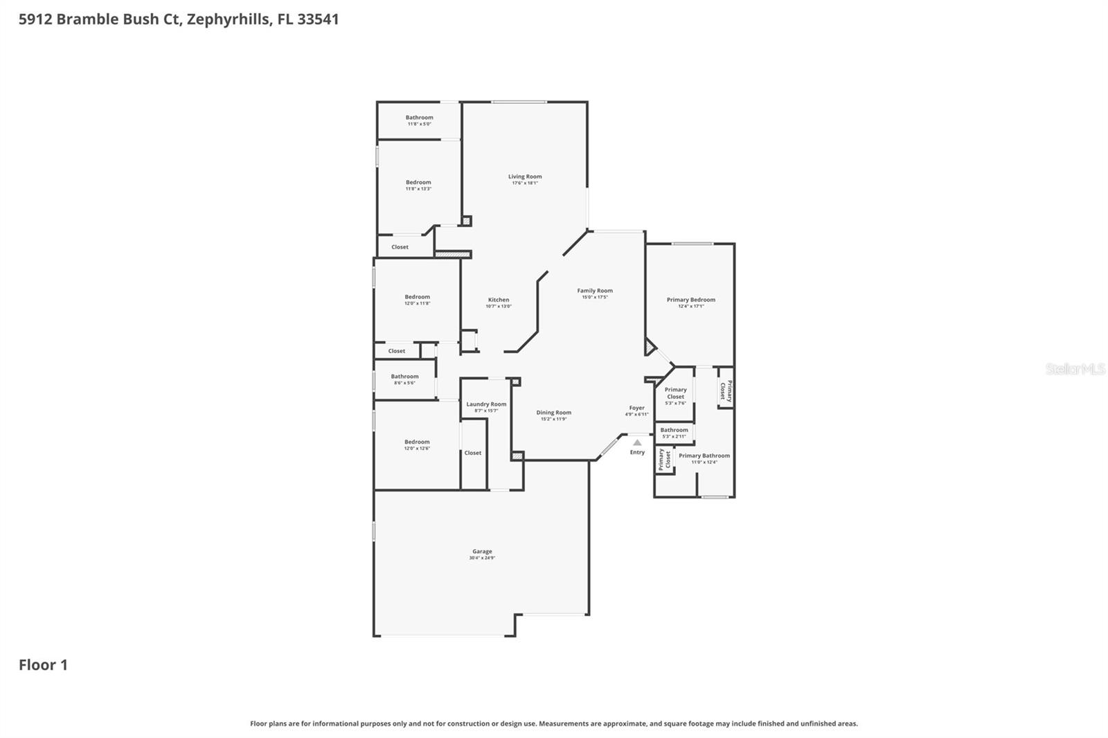5912 BRAMBLE BUSH CT, ZEPHYRHILLS, FL — photo 30