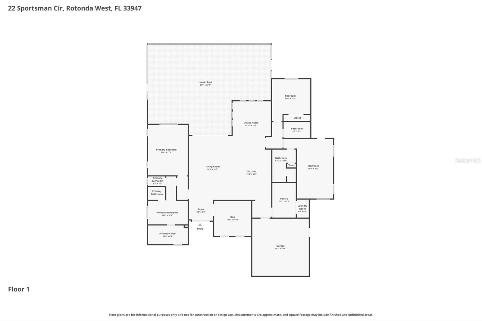 22 SPORTSMAN CIR, ROTONDA WEST, FL — photo 80
