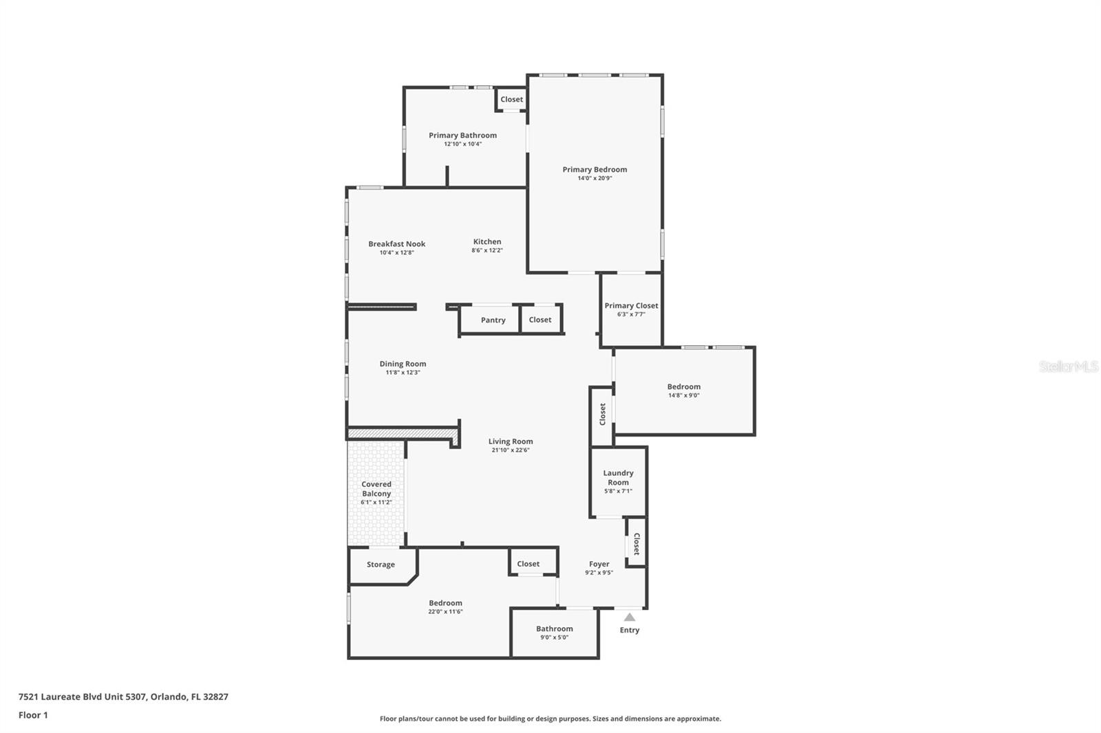 7521 LAUREATE BLVD #5307, ORLANDO, FL — photo 3