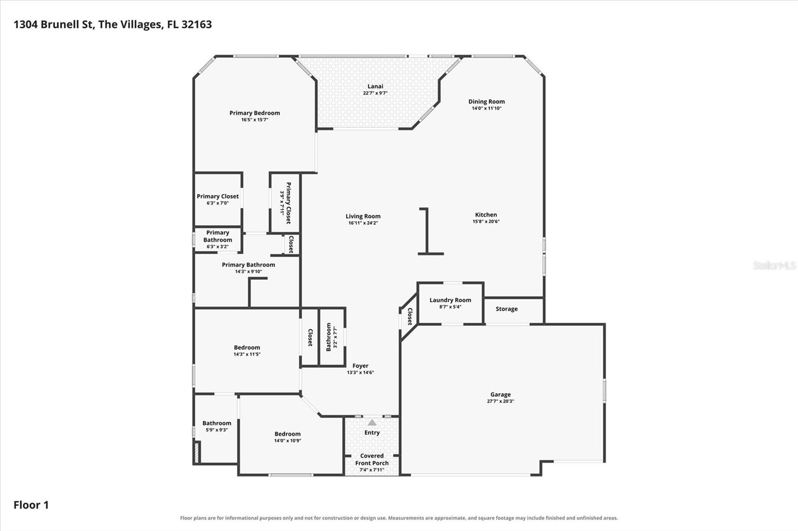 1304 BRUNELL ST, THE VILLAGES, FL — photo 2