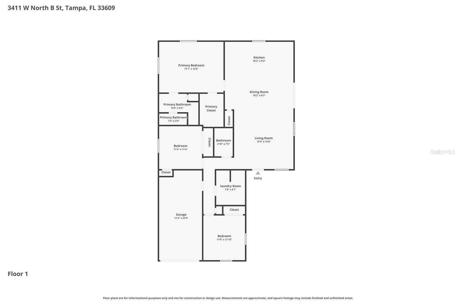 3411 W NORTH B ST, TAMPA, FL — photo 25