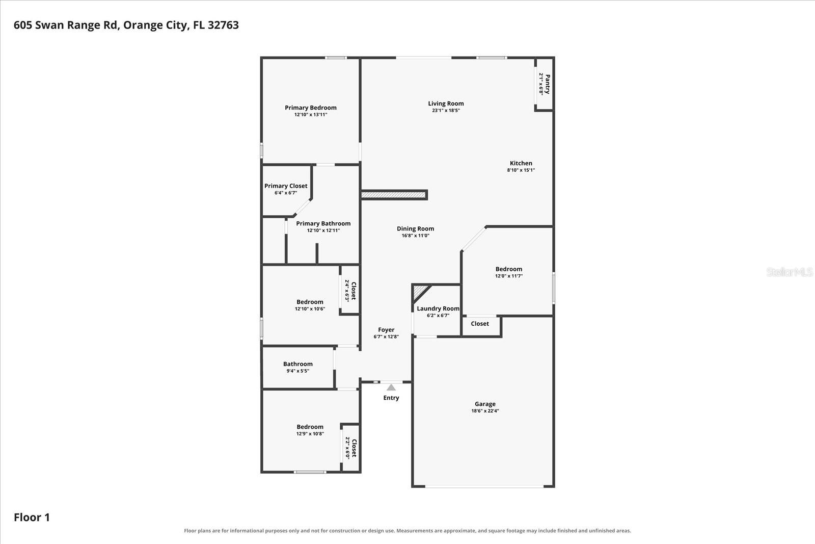 605 SWAN RANGE RD, ORANGE CITY, FL — photo 36
