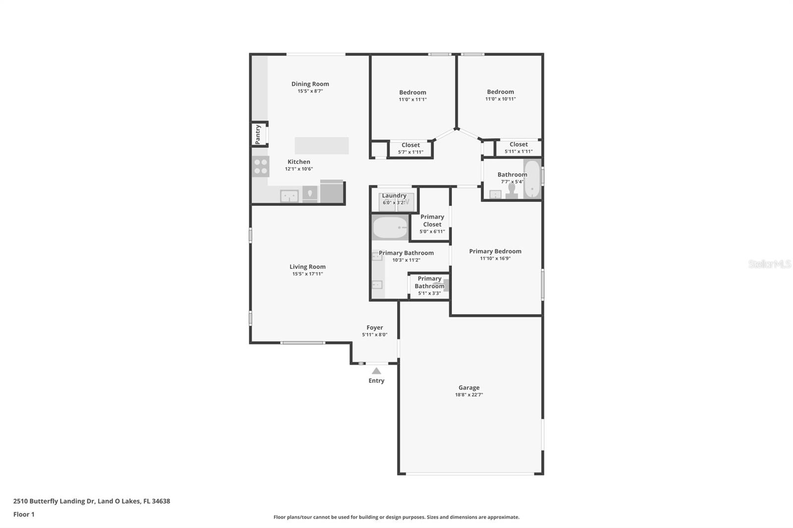 2510 BUTTERFLY LANDING DR, LAND O LAKES, FL — photo 28