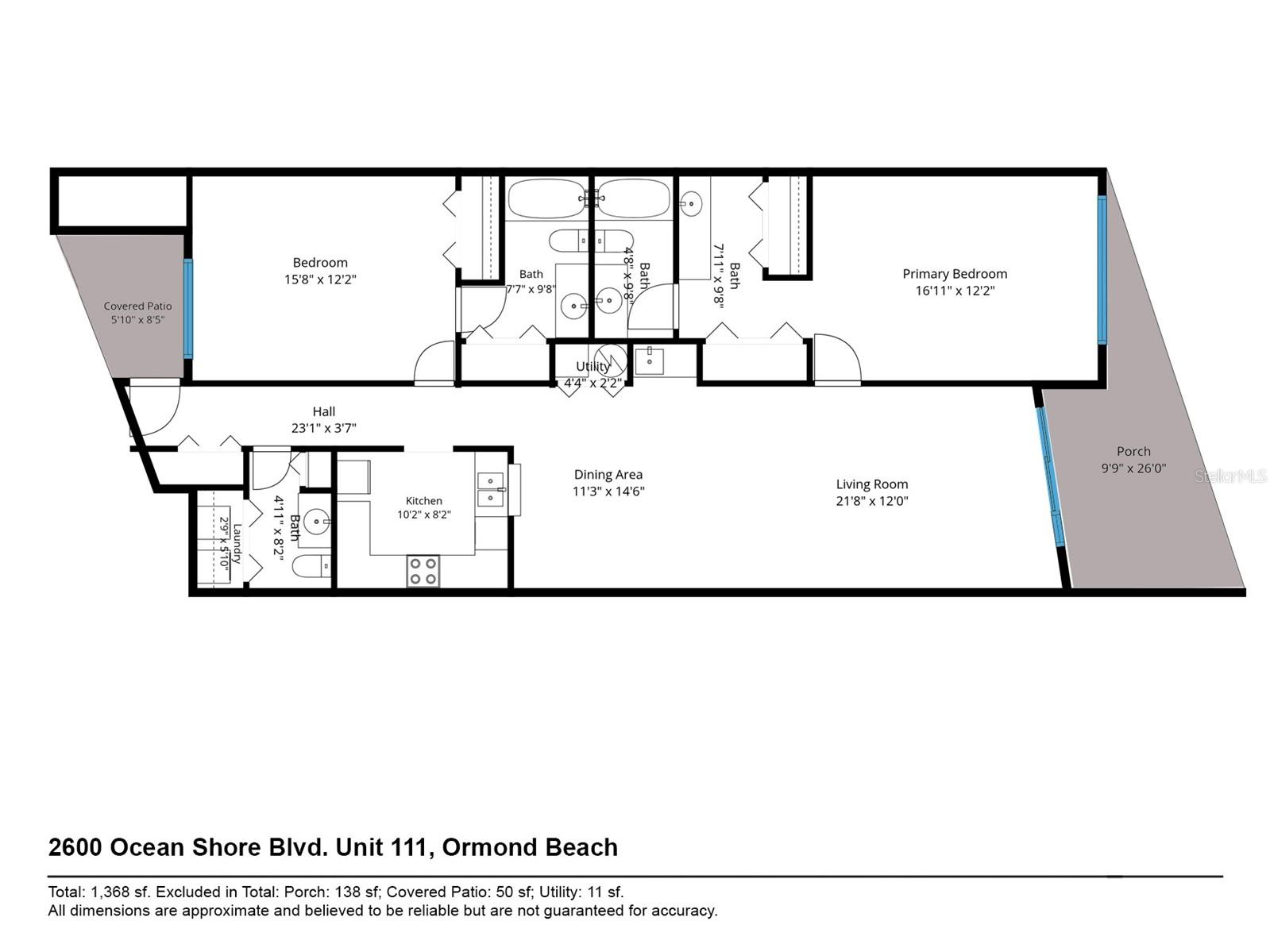 2600 OCEAN SHORE BLVD #111, ORMOND BEACH, FL — photo 24
